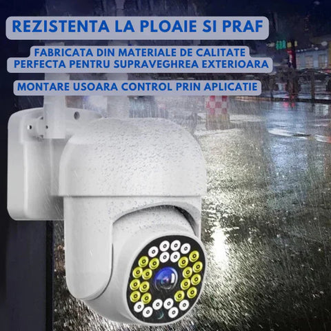 Set Complet Supraveghere: 2 Camere IP 360° WiFi Jortan + 2 Carduri 32GB