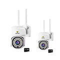 Set Complet Supraveghere: 2 Camere IP 360° WiFi Jortan + 2 Carduri 32GB