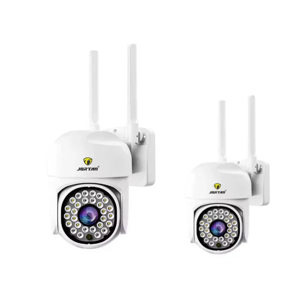Set Complet Supraveghere: 2 Camere IP 360° WiFi Jortan + 2 Carduri 32GB