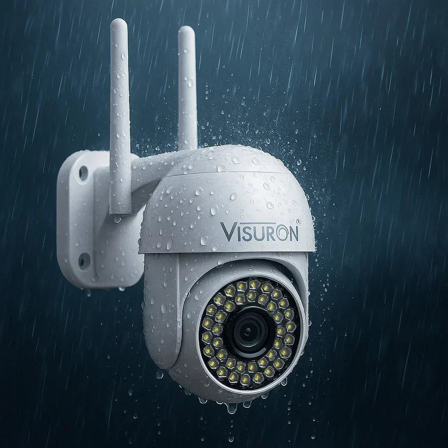 Set 2 Camere Supraveghere Wi-Fi Visuron  – Viziune Nocturnă, 38 LED IR, Full HD 1080p - PromotiiZilnice