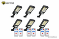 Set 6 Lămpi Solare LED 150W cu Telecomandă, 160 LED COB, Senzor de Mișcare, IP67 Rezistente la Apă – Iluminat Exterior Curte, Grădină, Alee PromotiiZilnice