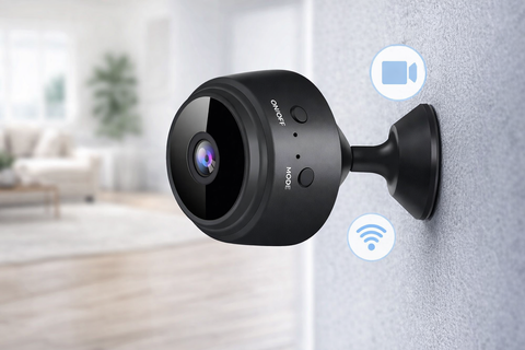 Set 3 camere de supraveghere WiFi HD 1080P – monitorizare interioara, detectie miscare
