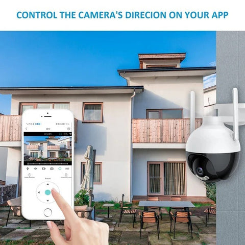 Camera Supraveghere WiFi 5MP PTZ 360° – Color Night Vision, IP66