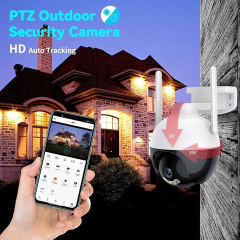 Camera Supraveghere WiFi 5MP PTZ 360° – Color Night Vision, IP66
