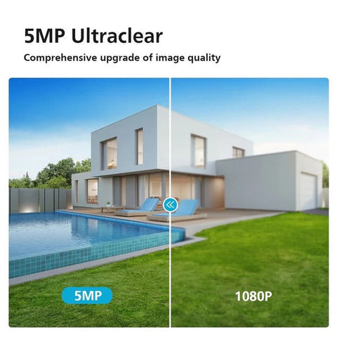 Camera Supraveghere WiFi 5MP PTZ 360° – Color Night Vision, IP66